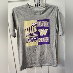 Gray Washington Huskies T-Shirt NWOT